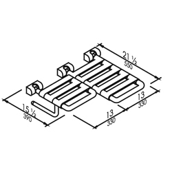 double folding seat 