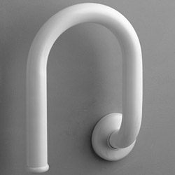 Antibacterial Curved Safety Support Morphos Series 7 5/16� x 9 7/8� - &oslash; 1 1/4