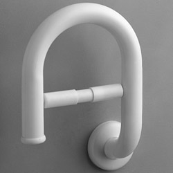 Curved Safety Support with Roll Paper Holder Morphos Series 7 5/16�X9 7/8�