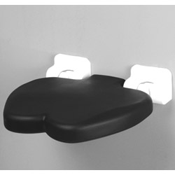 folding seat with black pu seat 17 1/8”x14 3/16”