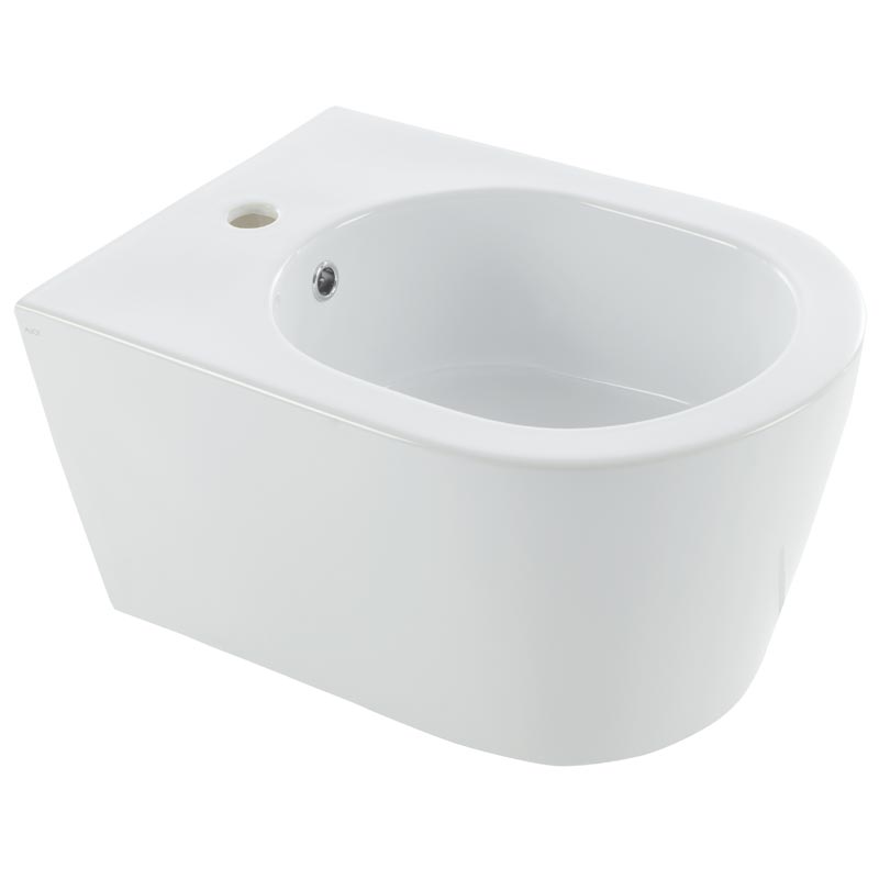 Wall-hung bidet, depth 50 cm.