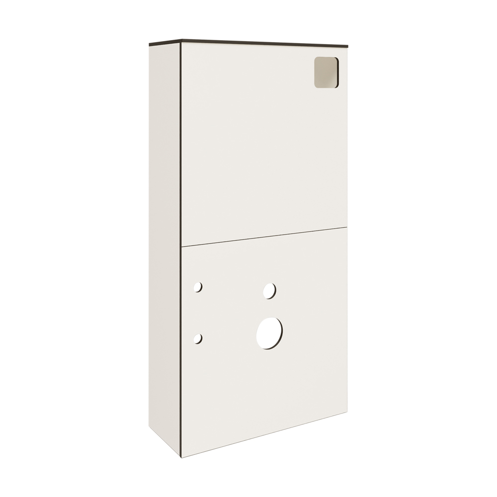 Toilet Sanitary Module with electronic flush control