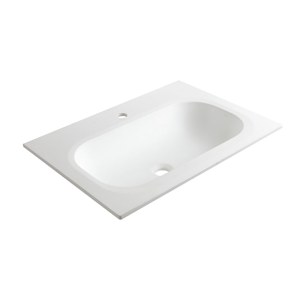 Washbasin made of acrylic stone, 650 mm.