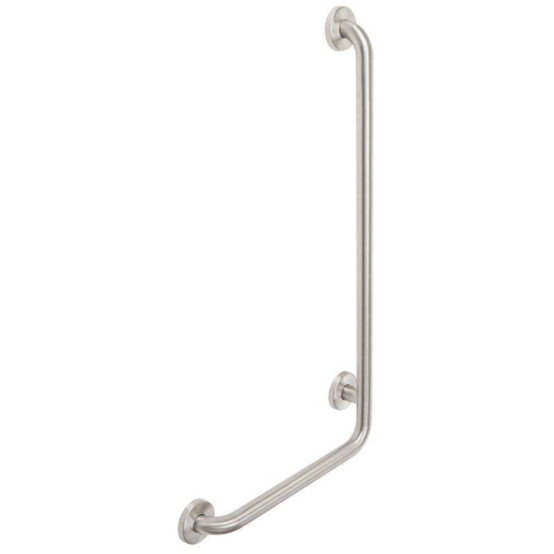 16”x32” Stainless Steel L-Shape Grab Bar, Right