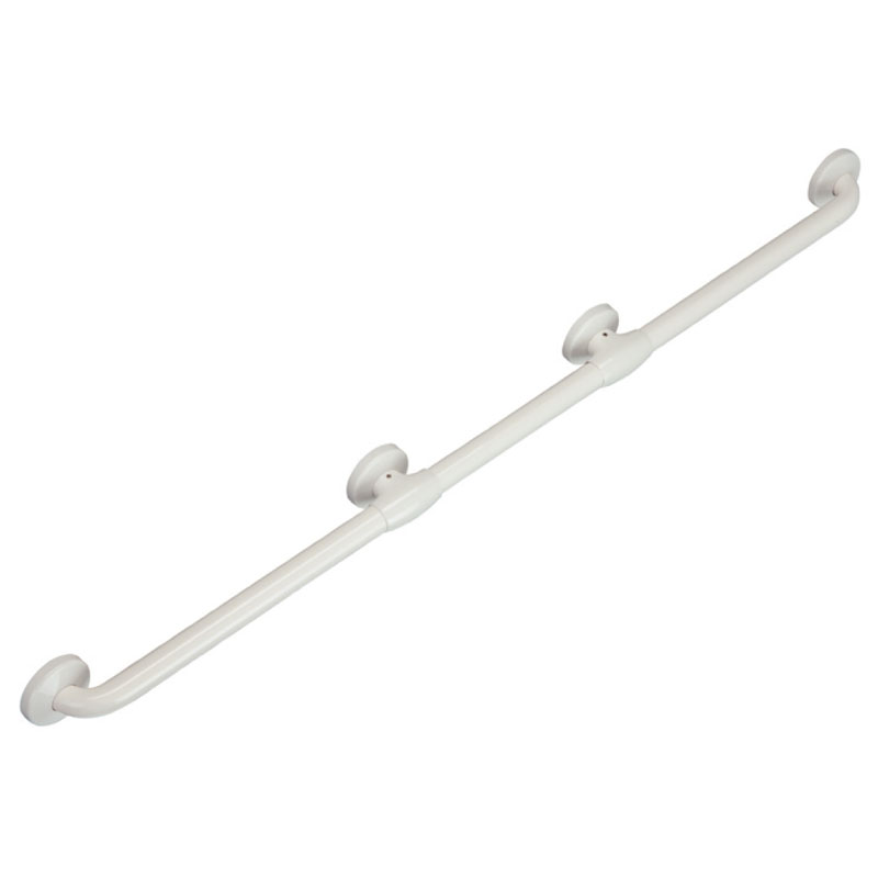 Safety grab bar with two extra Grab bar flanges