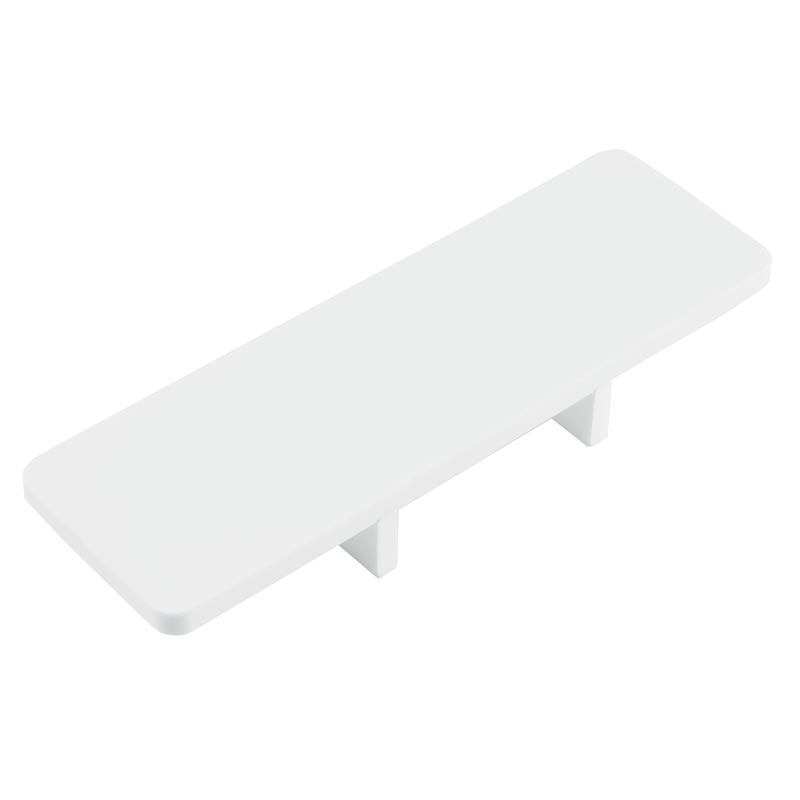 Shelf for horizontal handle installation