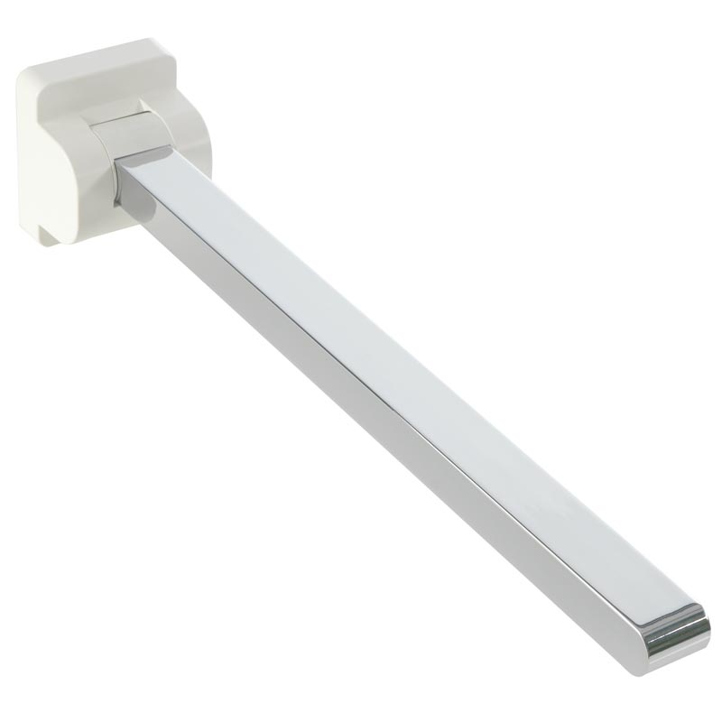 HUG Folding Grab Bar - Removable, Chrome