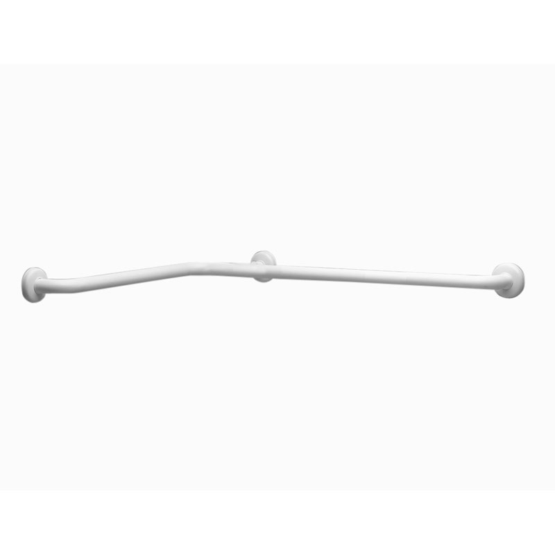 Corner safety grab bar