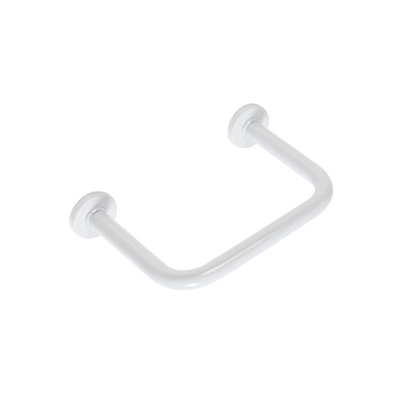 Grab bar for protection of siphon and toilet seat-cover