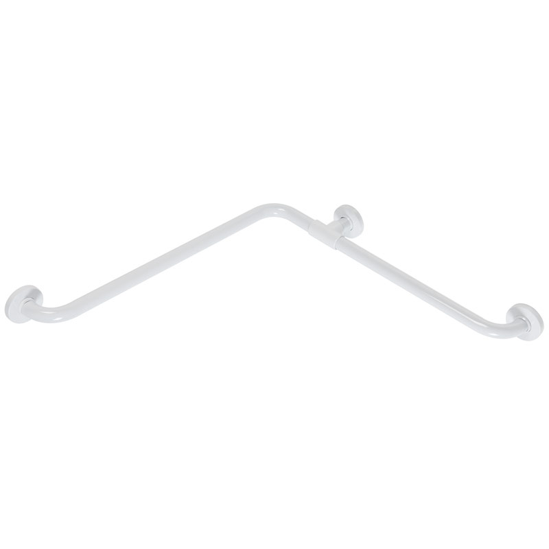 Corner safety grab bar