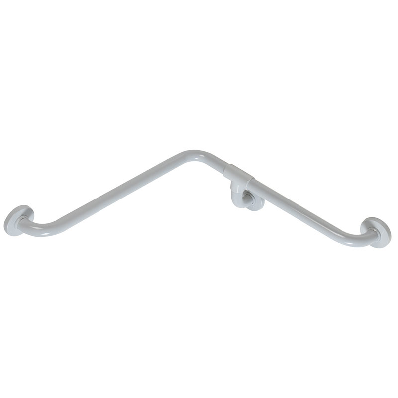 Safety grab bar/handrail for corner, continuous hold, custom