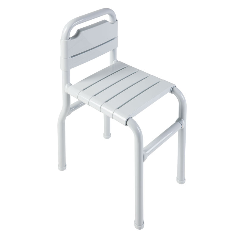 Chair with slatted seat and backrest