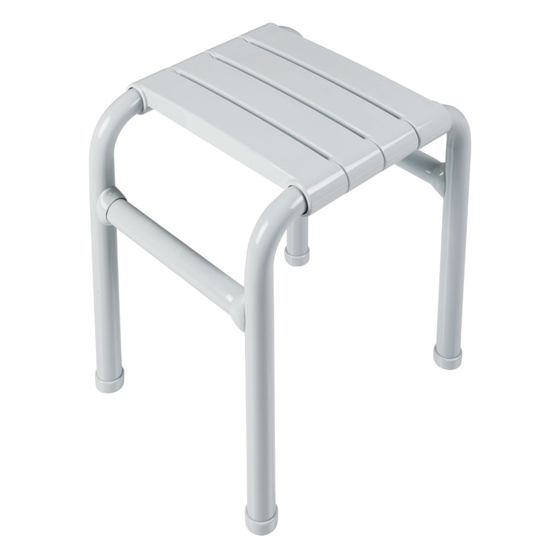 Stool with slatted seat