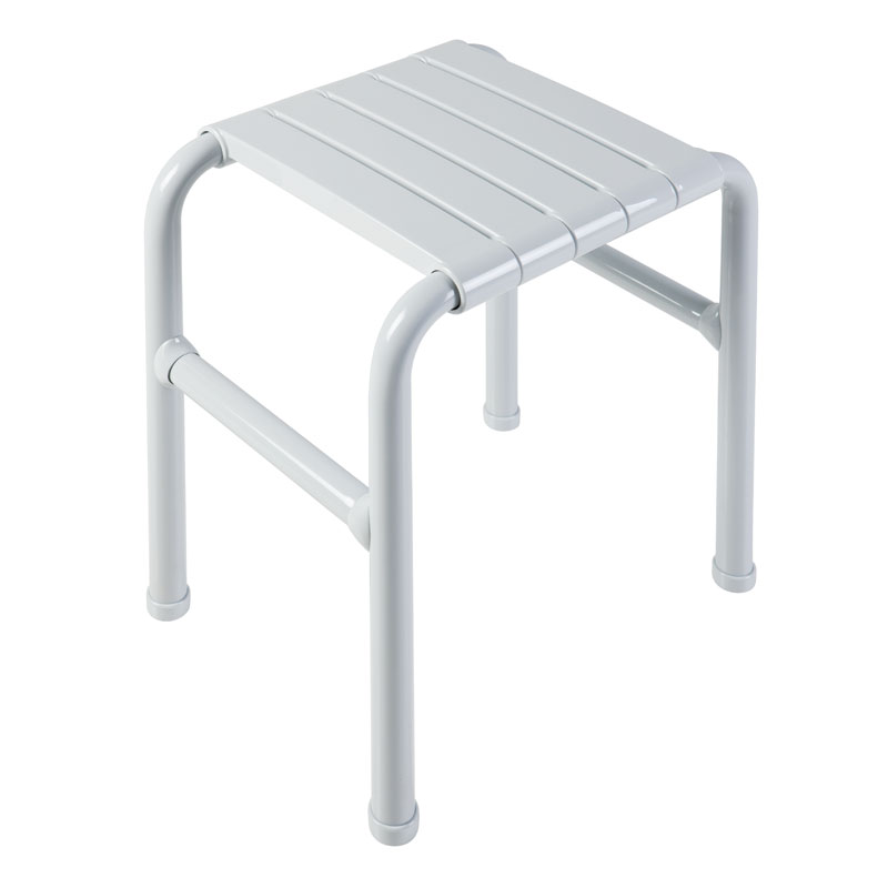 Stool with slatted seat