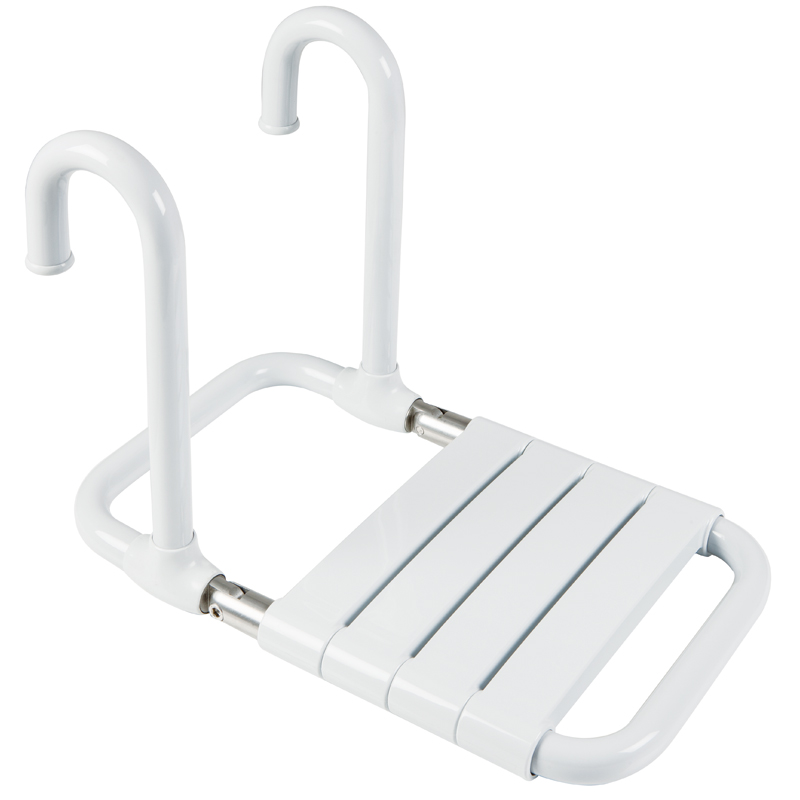 Removable, folding chair, with slatted seat