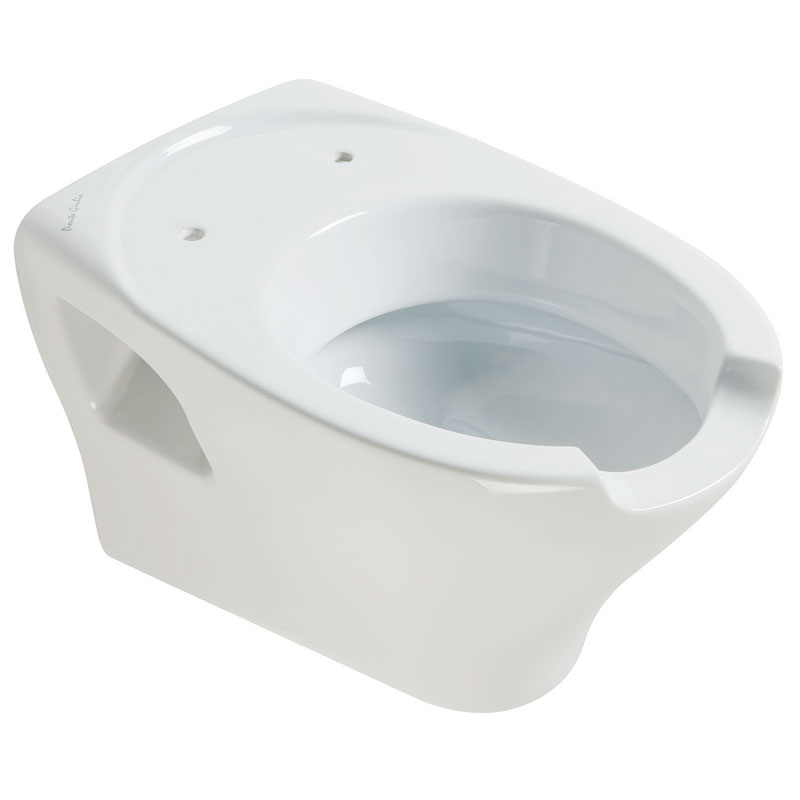 Toilet, with front opening, wall-hung