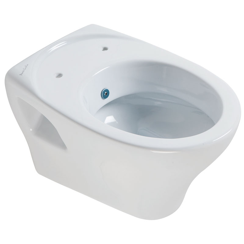 Wall hung toilet-bidet, with wash nozzle for bidet function