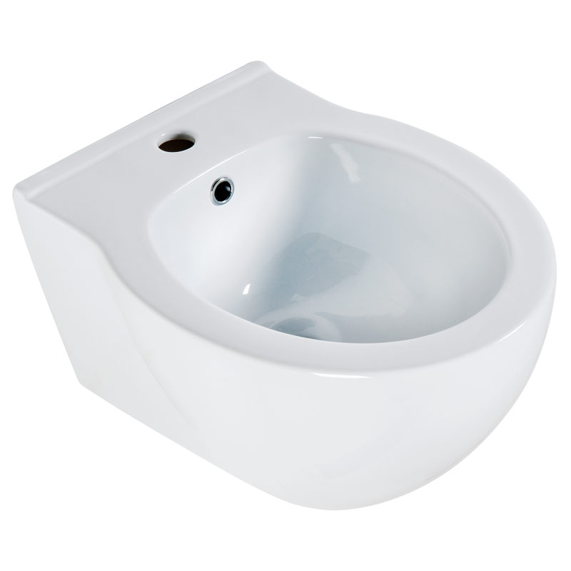 Space-saving, wall-mounted bidet