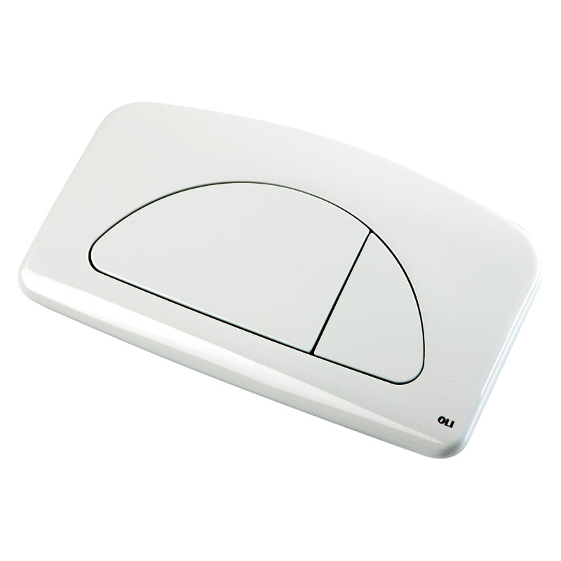 Flush plate for cistern