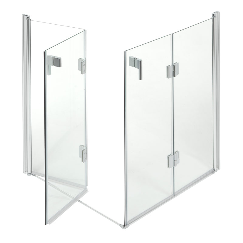 Low Shower enclosure with swing doors