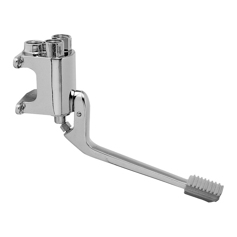 Wall-mounted single-pedal mixer