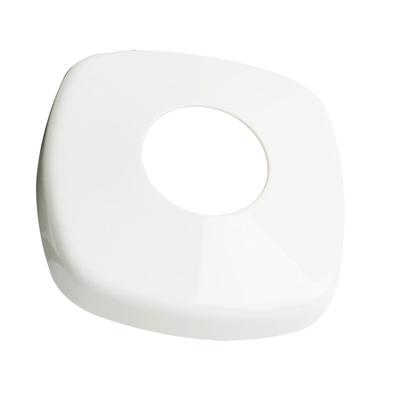 Fixing flange cover with slit