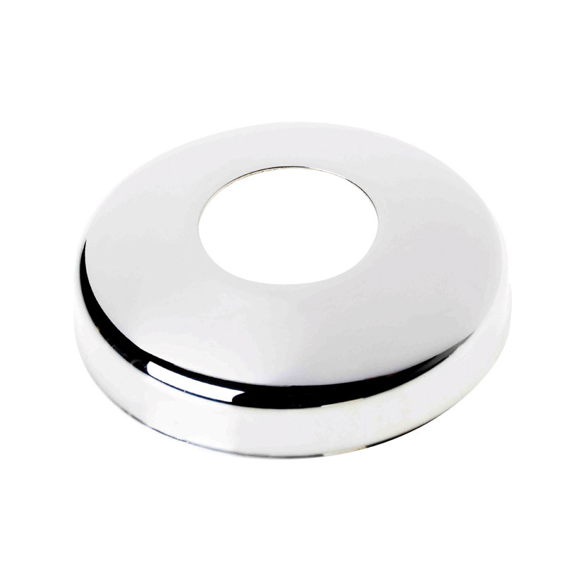 Flange cover, stainless steel, with polished/satin finish