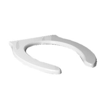 Open front toilet seat 