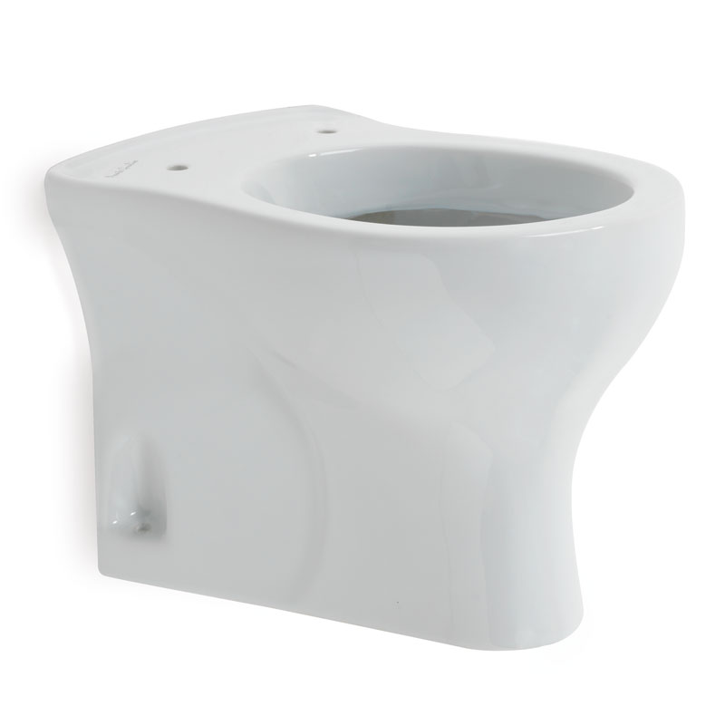 Toilet, kids’, with integrated drain connector