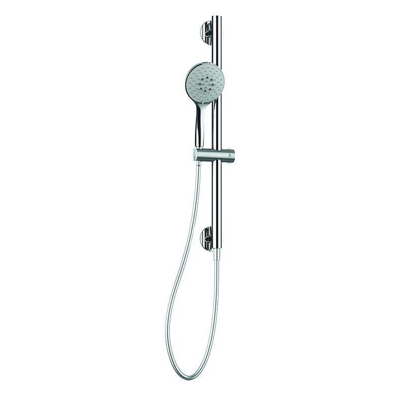 Safe shower set with body in stainless steel