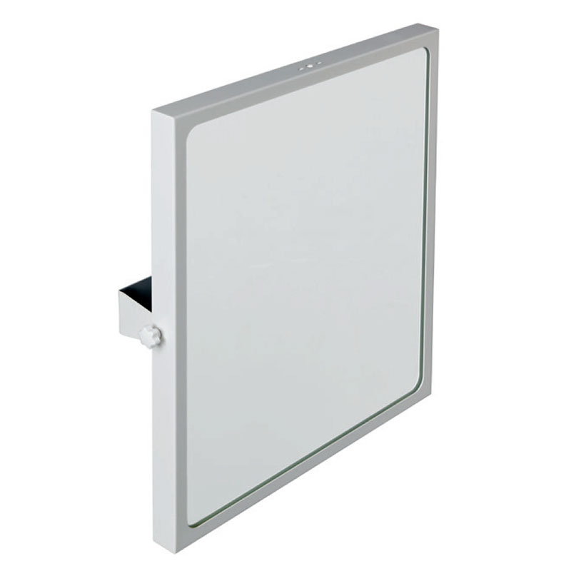Specchio bagno inclinabile, in vetro di sicurezza