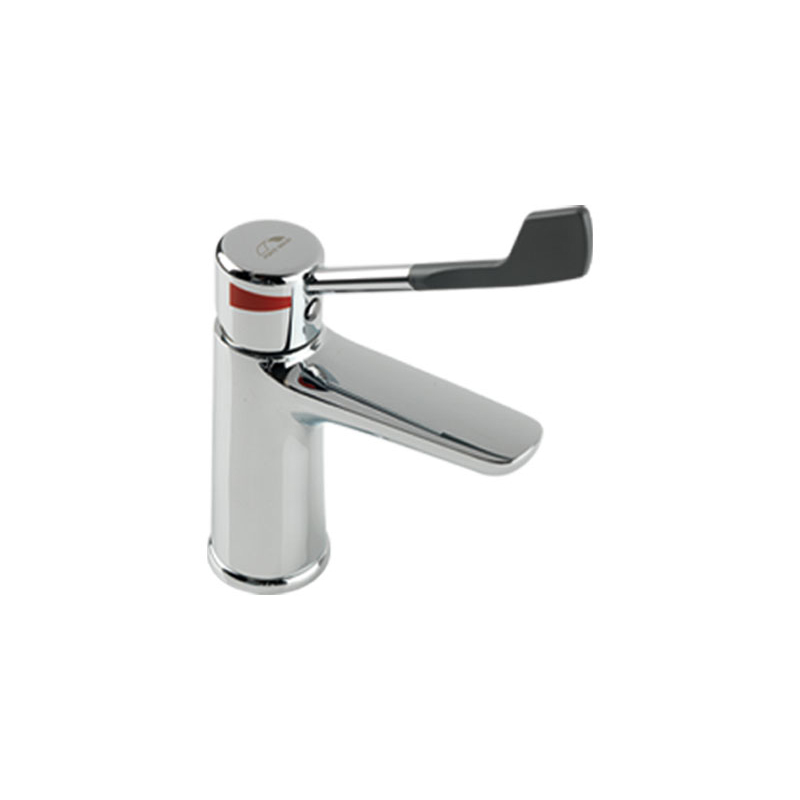 Miscelatore mono comando per lavabo con leva clinica