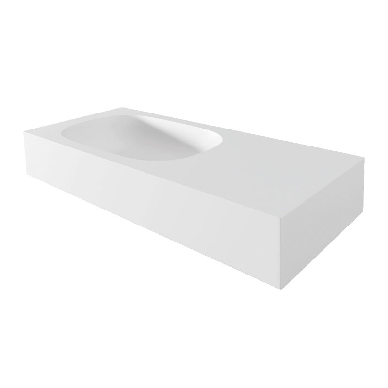 Top with basin for newborns, right and left