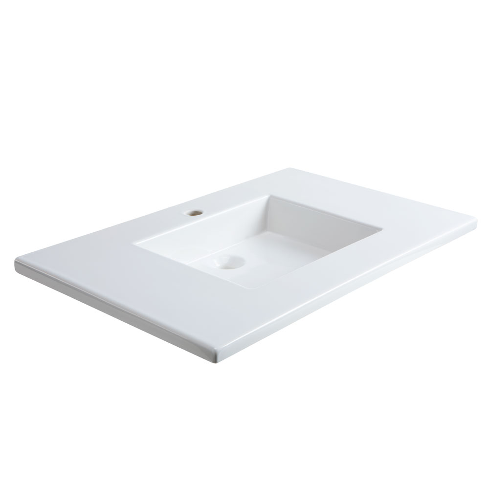 Overhang washbasin