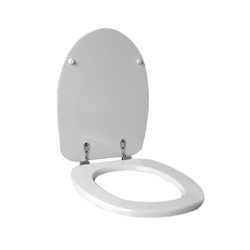 LACQUERED WOODEN TOILET SEAT AND SEAT-COVER