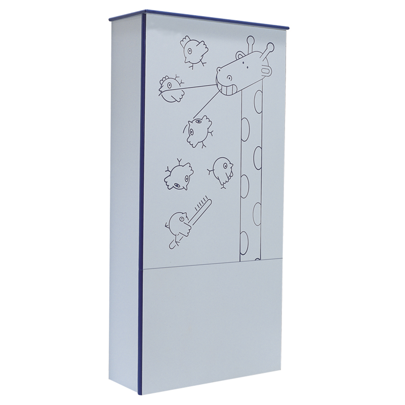 Sanitary module for toilet with decoration